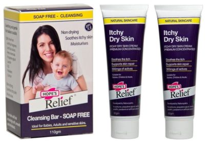 HOPE'S RELIEF CREAM 60gm & CLEANSING BAR 110gm
