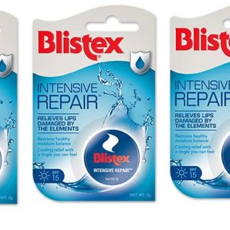 3 x blistex intensive repair lips damaged by the elements