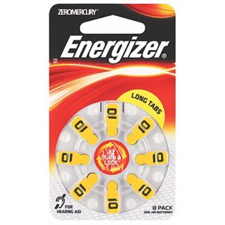 Energizer Hearing Aid Batteries AZ10 8 pack