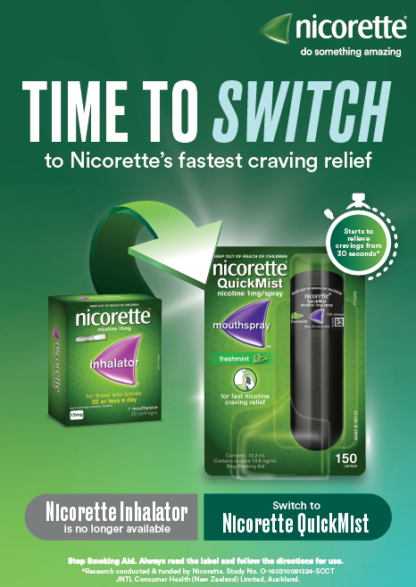 Nicorette Inhalator 20 Cart 15MG DISCONTINUED – Chemist Discounter