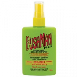 Bushman Plus 20% Deet Pump Spray 100ml