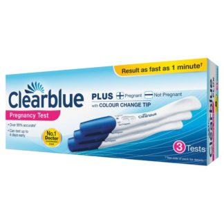 clearblue 1 minute pregnanacy test 3 pack