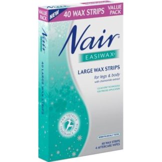 nair easiwax strips 40 pack