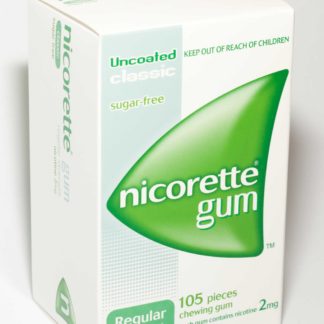 nicorette gum 2mg classic regular strength 105 pack