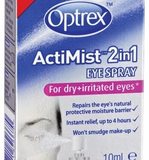 Optrex Actimist 2 in 1 Eye Spray for Dry Irritated Eyes 10ml