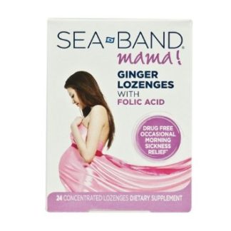 sea band mama 24 ginger lozenges folic acid