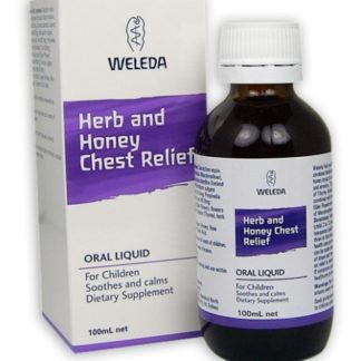 weleda herb honey chest relief oral liquid 100ml for children