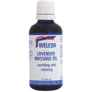 weleda lavender massage oil 50ml bottle