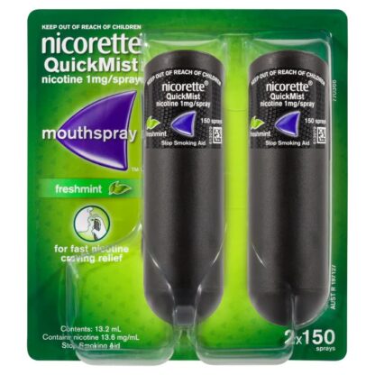 Nicorette Quickmist Spray FRESHMINT DUO 2x150
