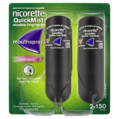 Nicorette Quickmist Spray COOL BERRY DUO 2x150